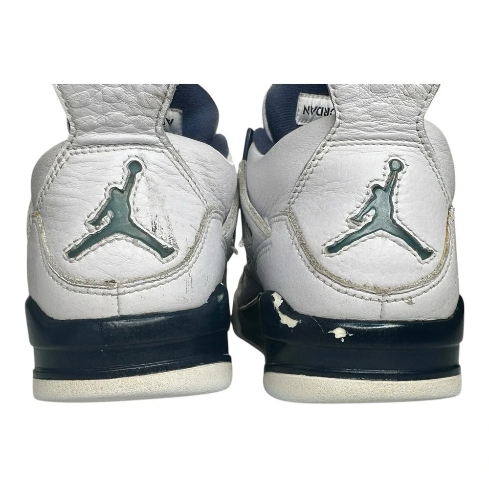 AIR JORDAN 4 COLUMBIA 2015‎ WHITE LEGEND BLUE NAVY 314254 107 MEN SIZE 8